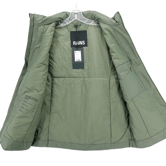 NWT RAINS Fuse Vest EVERGREEN Insulated Waterproof Windproof S M L - Picture 4 of 7